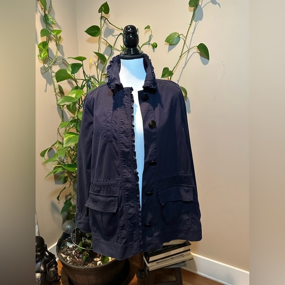Kate Spade Dark Blue Utility Jacket - Picture 2 of 16